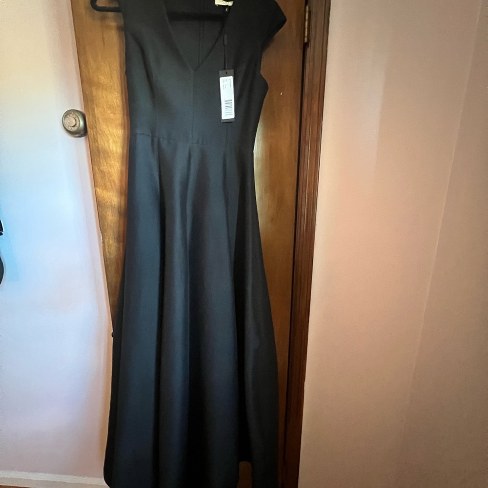 Halston Heritage Black Maxi Dress